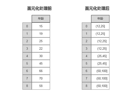 面元化处理过程